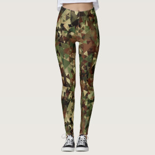 Leggings Motif géométrique Camo