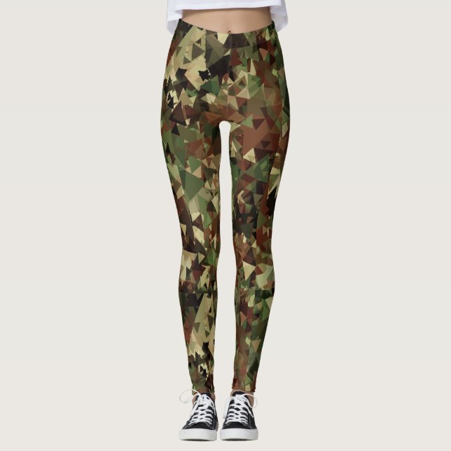 Leggings Motif géométrique Camo (Devant)