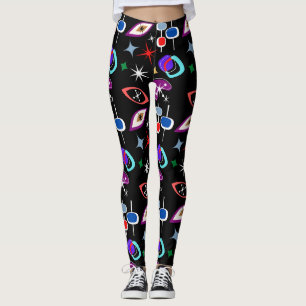 Leggings Motif géométrique coloré