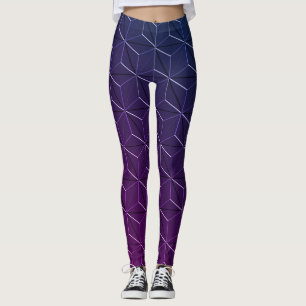 Leggings Motif géométrique de style Miami