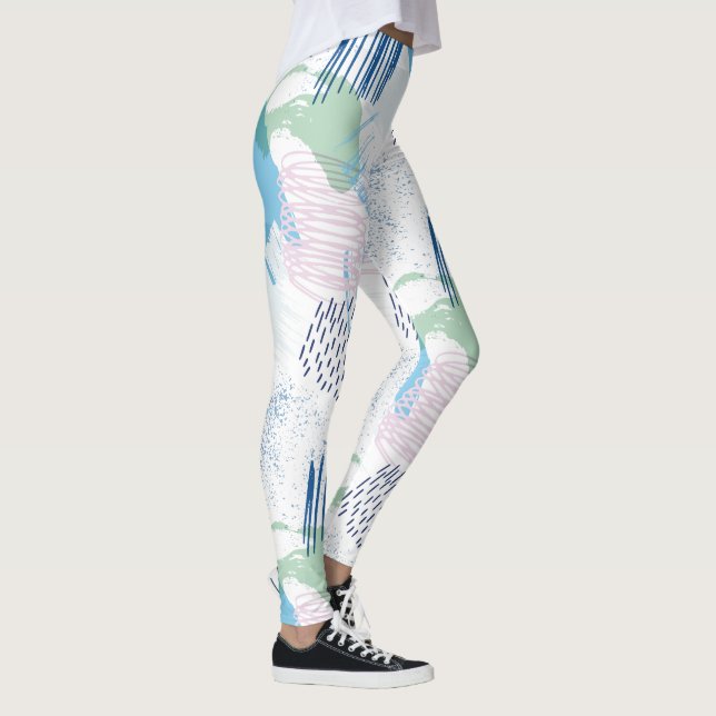 Leggings Motif géométrique Pastel Colors (Droite)