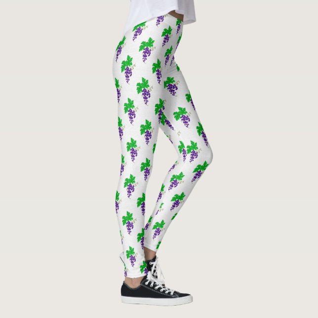 Leggings Motif Grapevine Violet (Droite)