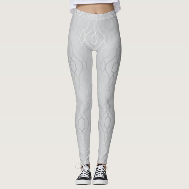 Leggings Motif gris (Devant)