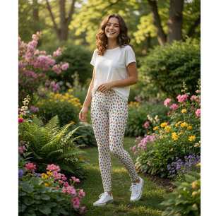 Leggings Motif jolies coccinelles colorées
