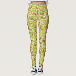 Leggings Motif Kiwi coupé