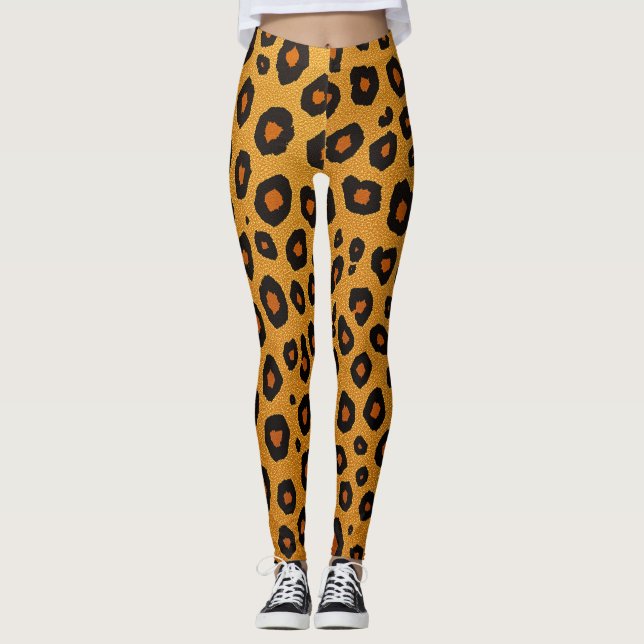 Leggings Motif léopard (Devant)