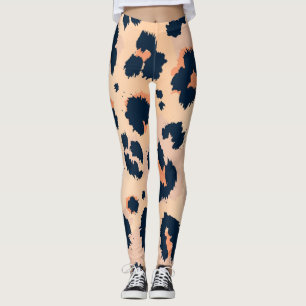 Leggings Motif Leopard : Amusant Design sans Seamless