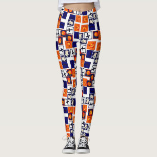 Leggings motif ludique sur le thème de l'Halloween