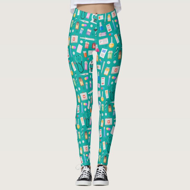 Leggings Motif Médicale (Devant)