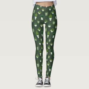 Leggings Motif ménager à accrochage géométrique
