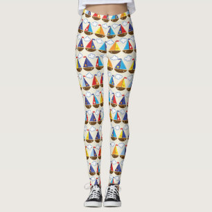 Leggings Motif mignon 2 de voilier