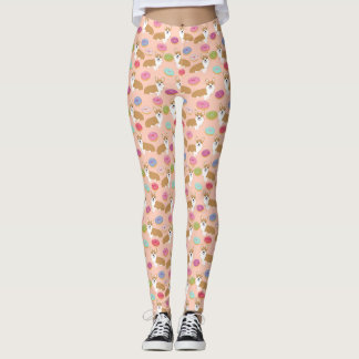 Leggings Motif mignon de corgi - guêtres