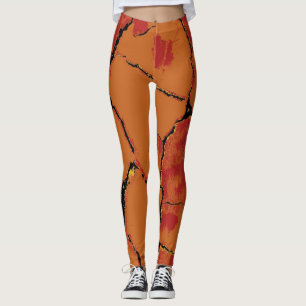 Leggings Motif moderne #8 de peau de léopard