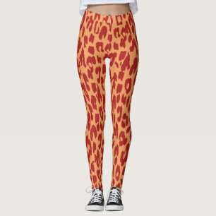 Leggings Motif moderne de peau de léopard #19