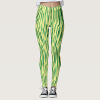 Motif moderne en bambou Jungle Vibe Grandes vertes