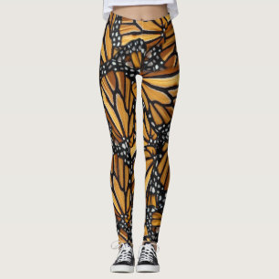 Leggings Motif Monarch Butterfly Wings