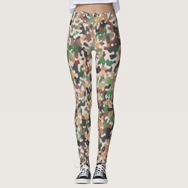 Leggings Motif multicolore (Devant)