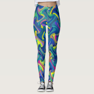 Leggings Motif multicolore