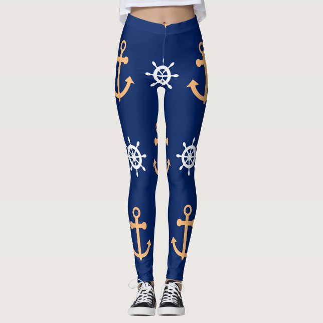 Leggings Motif nautique (Devant)