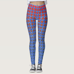 Leggings Motif net 10.blue.wx4 Lblue BG