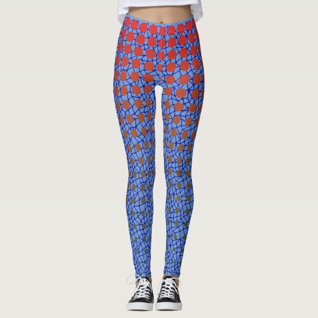 Leggings Motif net 10.blue.wx4 Lblue BG (Devant)