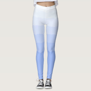 Leggings Motif Ombre de la société bleue