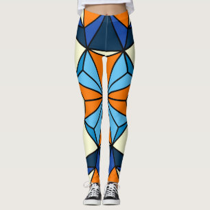 Leggings Motif oriental arabe géométrique sans couture