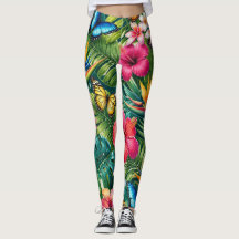 Motif Papillon Tropical