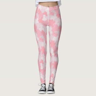 Leggings Motif Pastel Pink Blobs