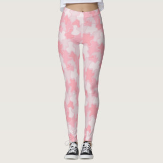Leggings Motif Pastel Pink Blobs