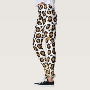 Leggings Motif Poster de animal unique Leopard Parties scin