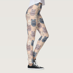 Leggings Motif pour amateur de chat britannique à poil cour