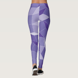 Leggings Motif pourpre