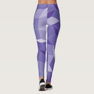 Leggings Motif pourpre