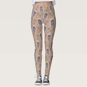 Leggings Motif Recherché Cookie Monster
