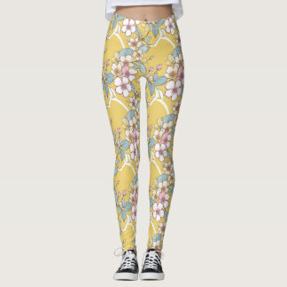 Leggings Motif répété dans les couleurs pastel