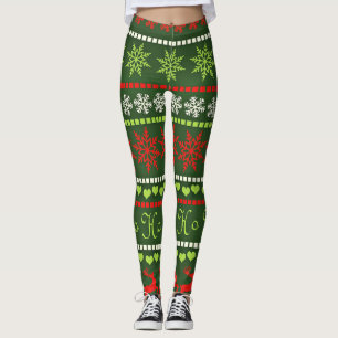 Leggings Motif répétitif de Noël