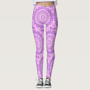 Leggings Motif rose Abstrait Yoga Zen Flowers