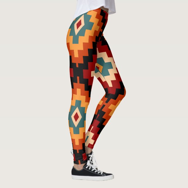 Leggings Motif roumain d'art populaire (Droite)