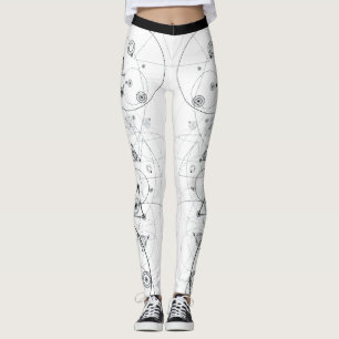 Leggings Motif sacré de la géométrie