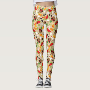 Leggings Motif sans couture de vacances tropicales