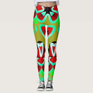 Leggings Motif sans couture multicolore "Ratti_Creative_Art
