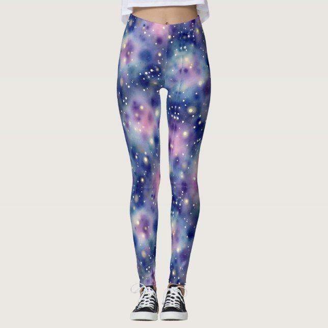 Leggings Motif sans poussière cosmique (Devant)