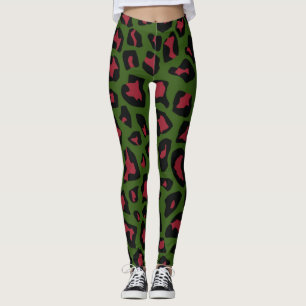 Leggings Motif sans voile Leopard