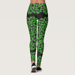 Leggings Motif Shamrock vert Jour de la Saint Patrick sur n