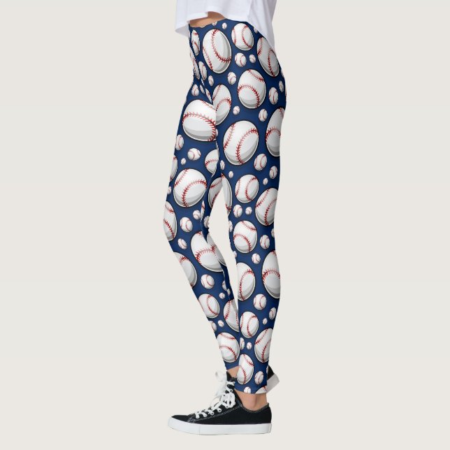 Leggings Motif sportif de baseball (Gauche)