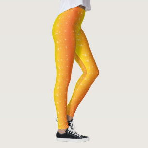 Leggings Motif Star Gold