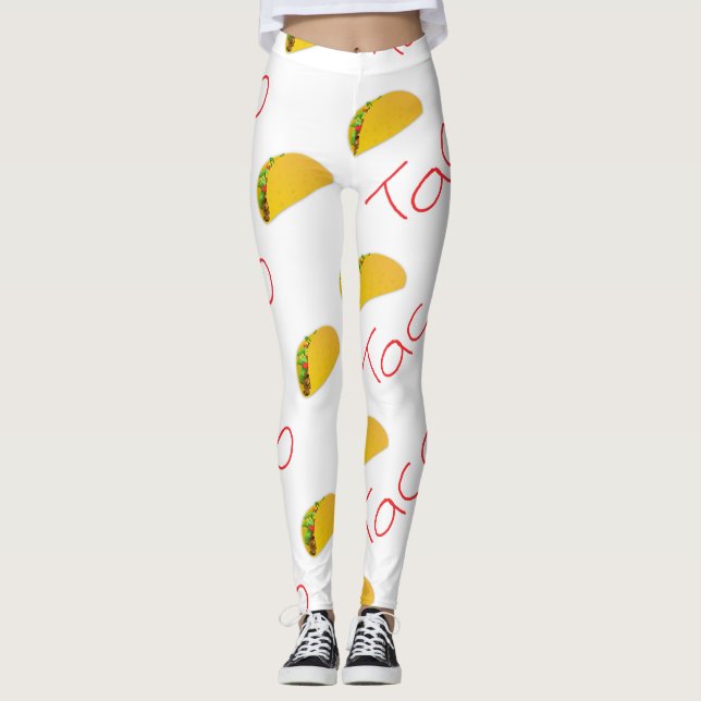 Leggings motif Taco le (Devant)