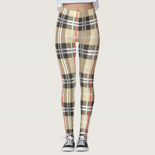 Leggings Motif Tartan classique