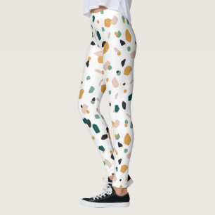 Leggings Motif terrazzo coloré